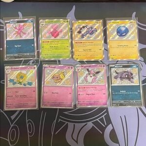 Pokemon Paldean Fates baby shiny lot